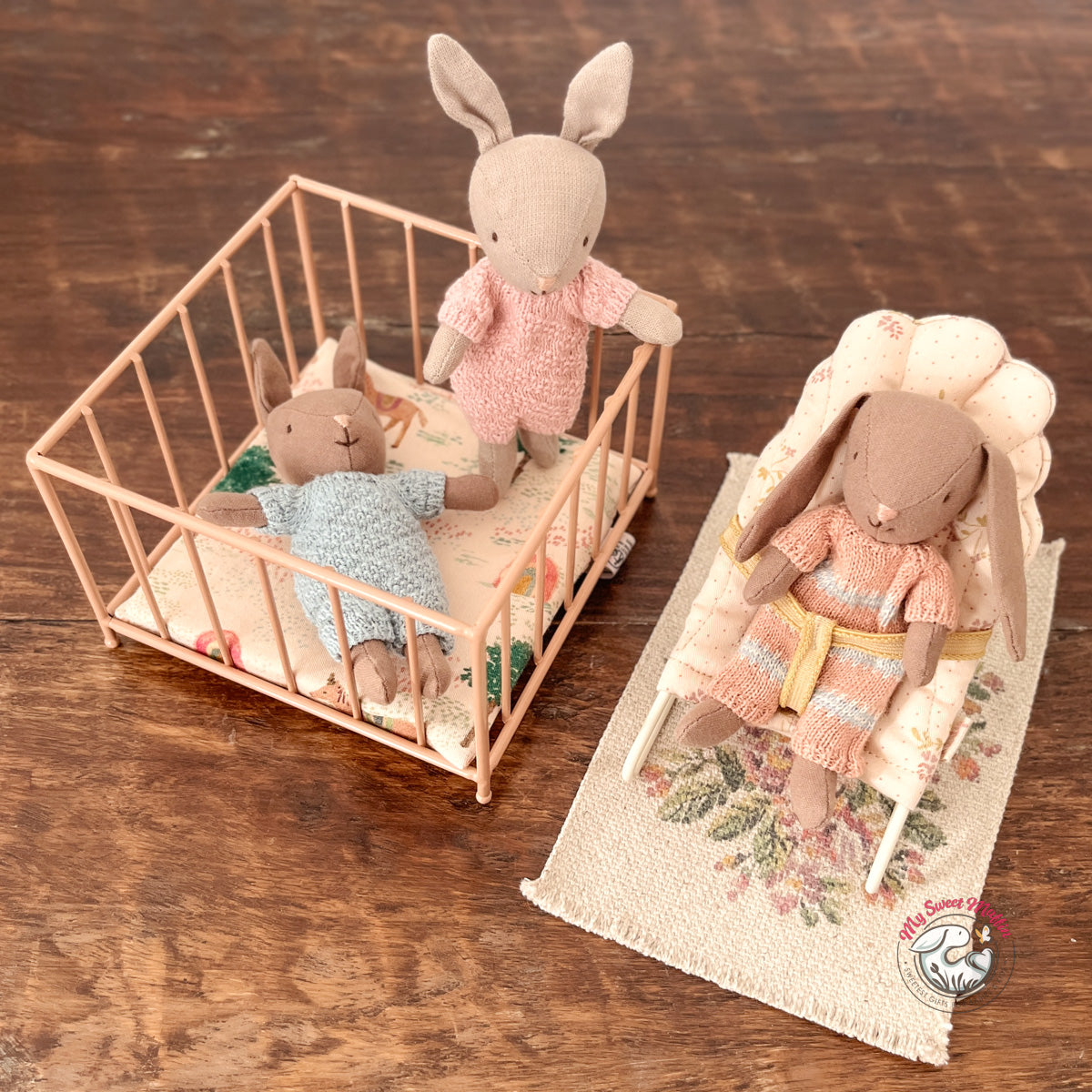 Maileg Babysitter, Micro, Off White