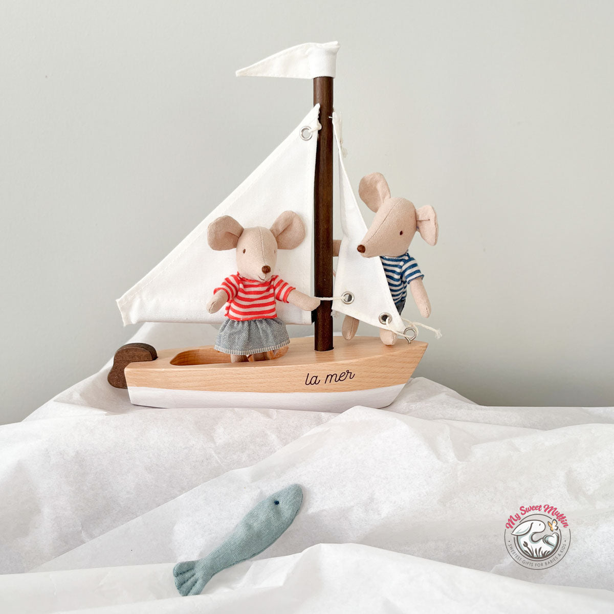 Le Toy Van Wooden Sailing Boat & Captain