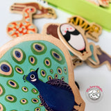 Magnetic Wooden Animals (36pcs)