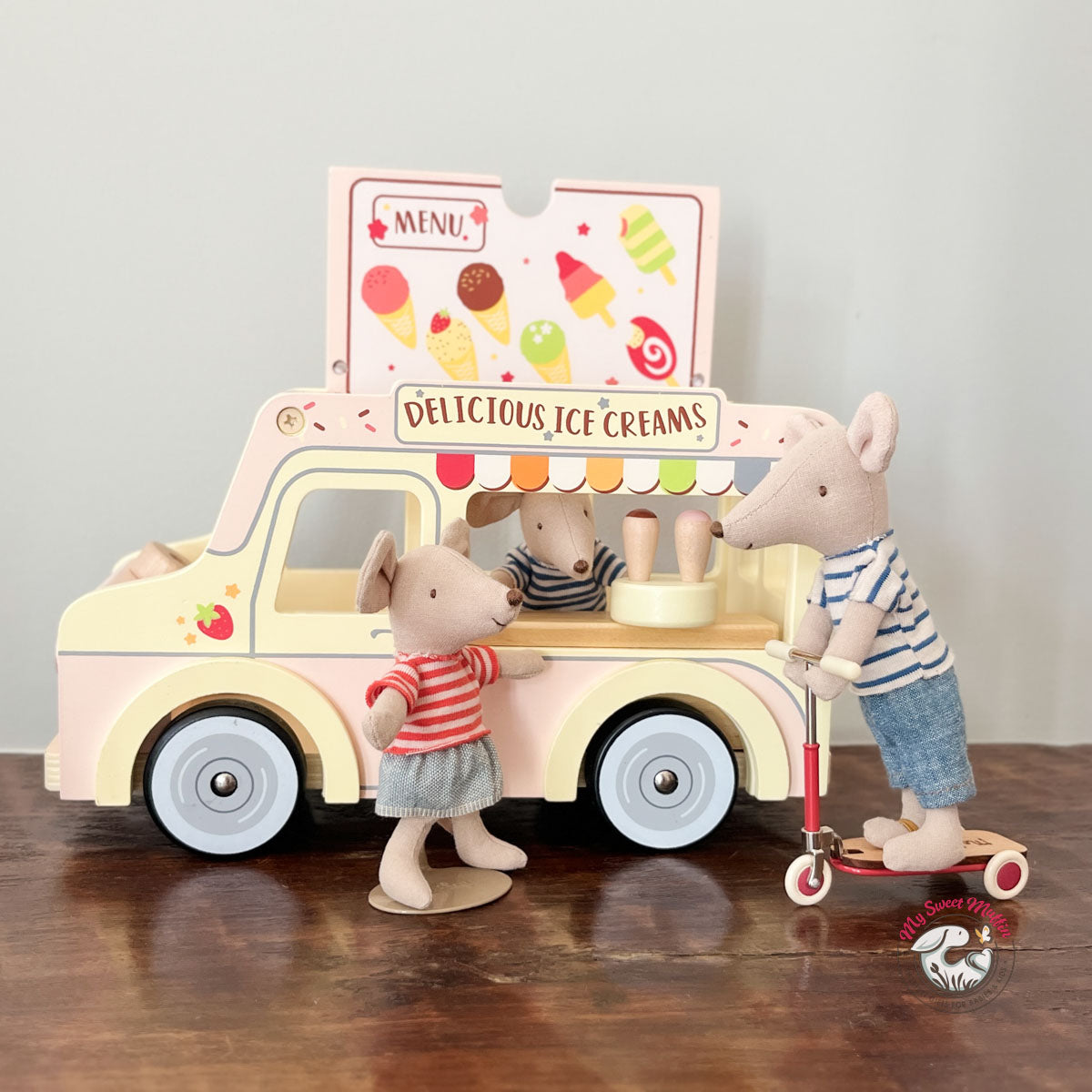 Le Toy Van Wooden Ice Cream Van