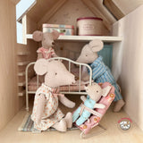 Maileg Mom and Dad Mice in Cigar Box