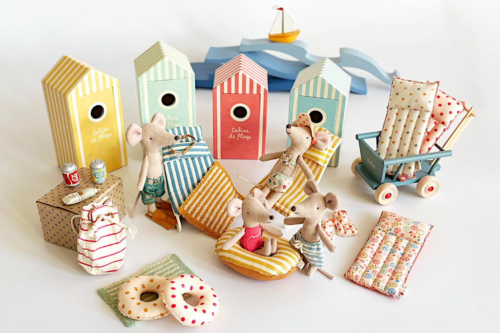 Maileg Mouse Doll Beach Collection