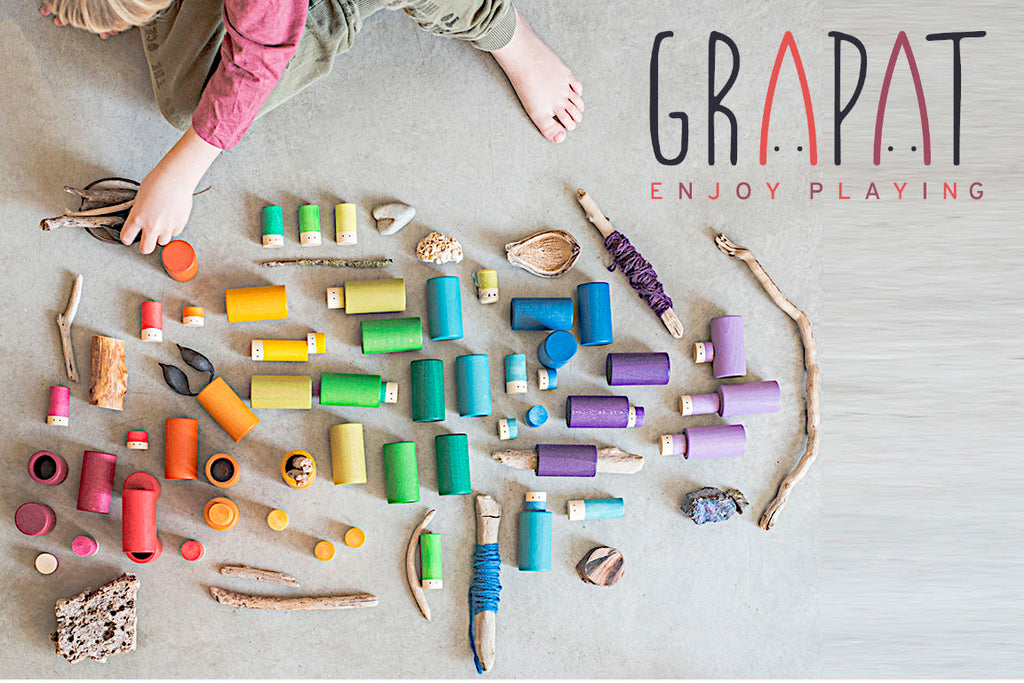 Grapat Open ended play wooden toy made in Spain
