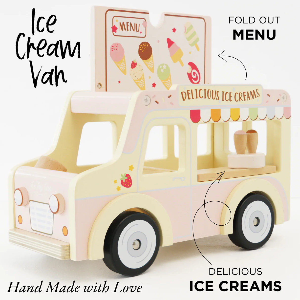Le Toy Van Wooden Ice Cream Van