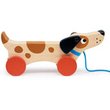 Pull along Wooden Puppy