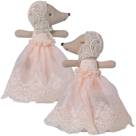 Maileg Sleepy Wakey Baby Mouse in Gown (ships in june)
