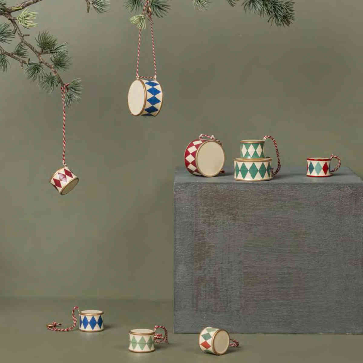 Maileg Holiday Metal Ornament, Drum – My Sweet Muffin
