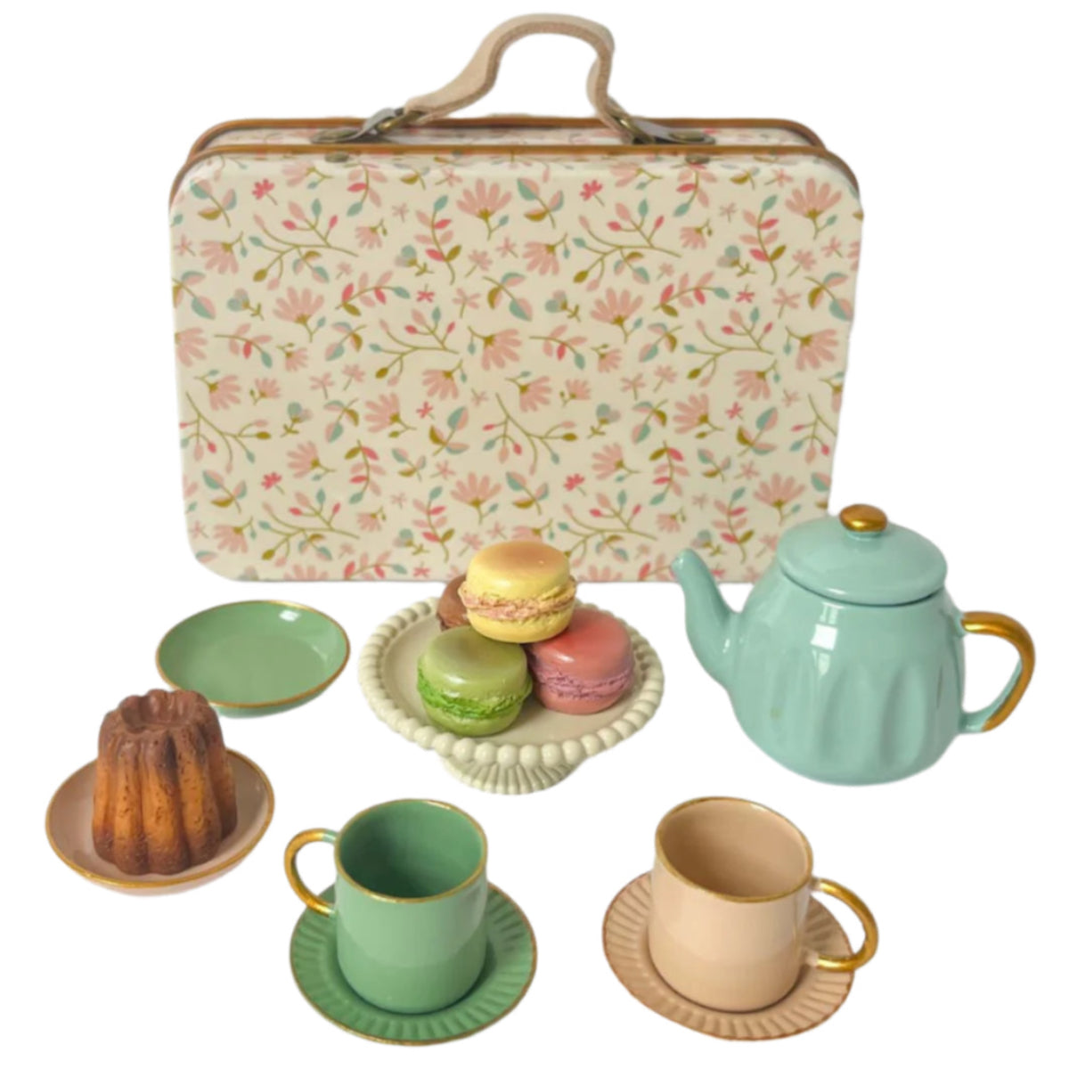 Maileg Tea Set in Suitcase for Mouse dolls, Merle