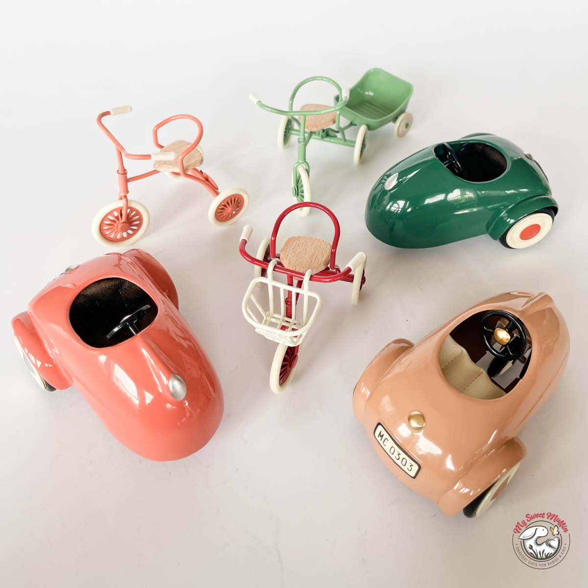 ミニカー maileg car for mouse Maileg Mouse Car – My Sweet Muffin
