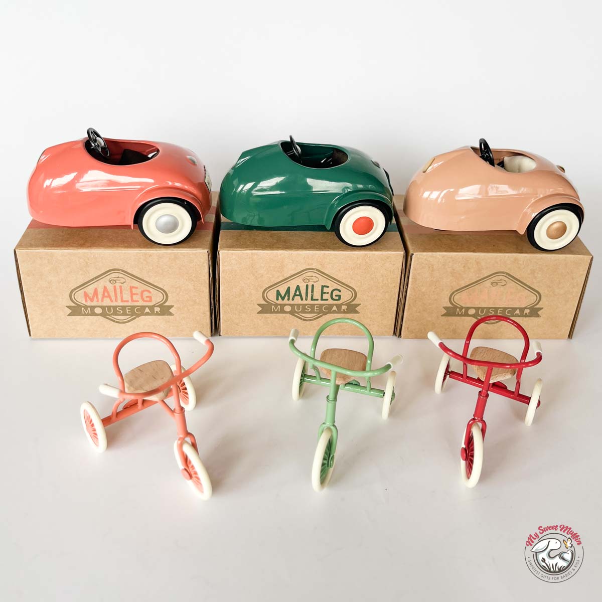 ミニカー maileg car for mouse Car, Mouse - Dark Powder | Maileg North America - Maileg USA
