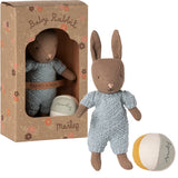 Maileg Micro Rabbit/Bunny Baby Set with Ball and Bottle
