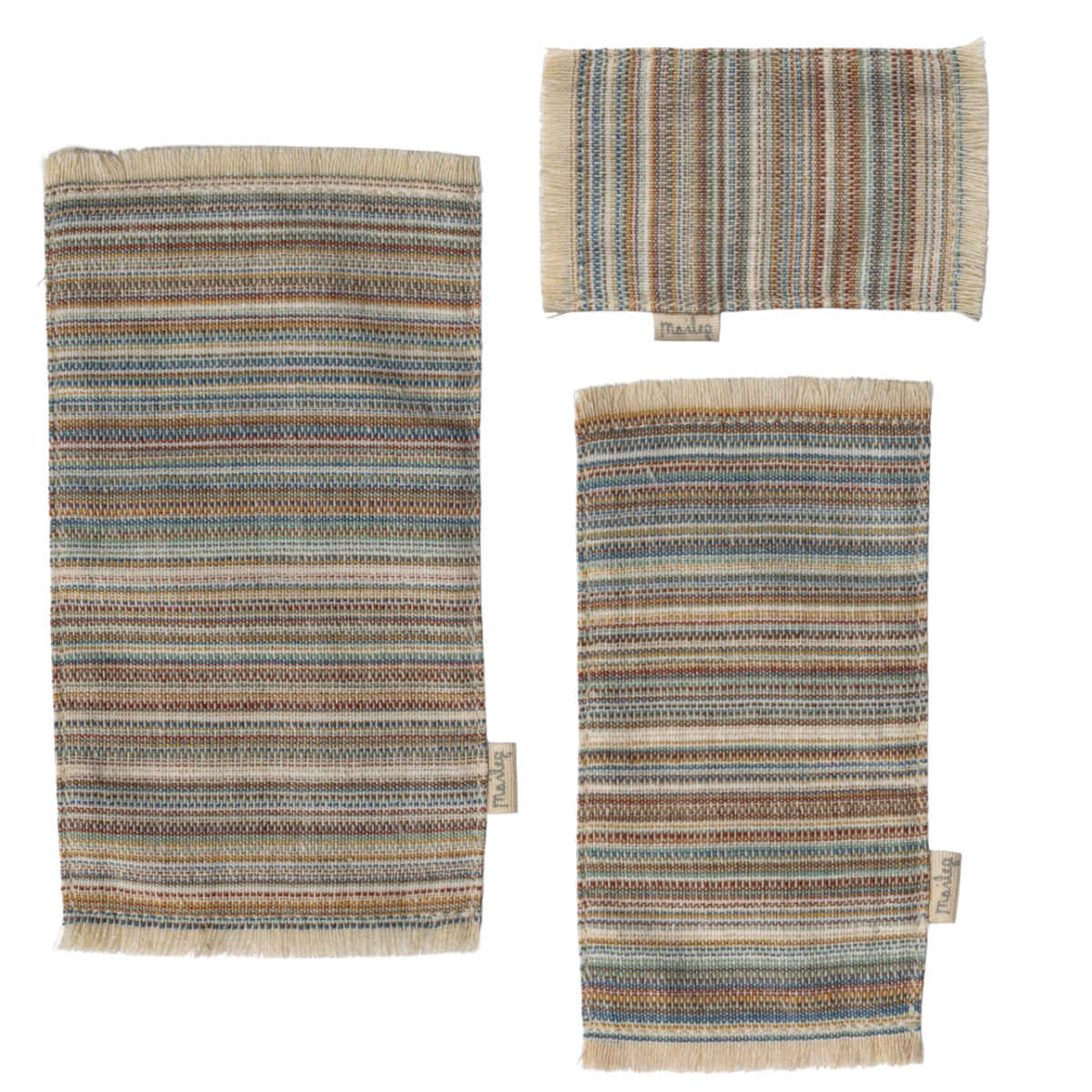 Maileg Dollhouse Rug, New Stripe