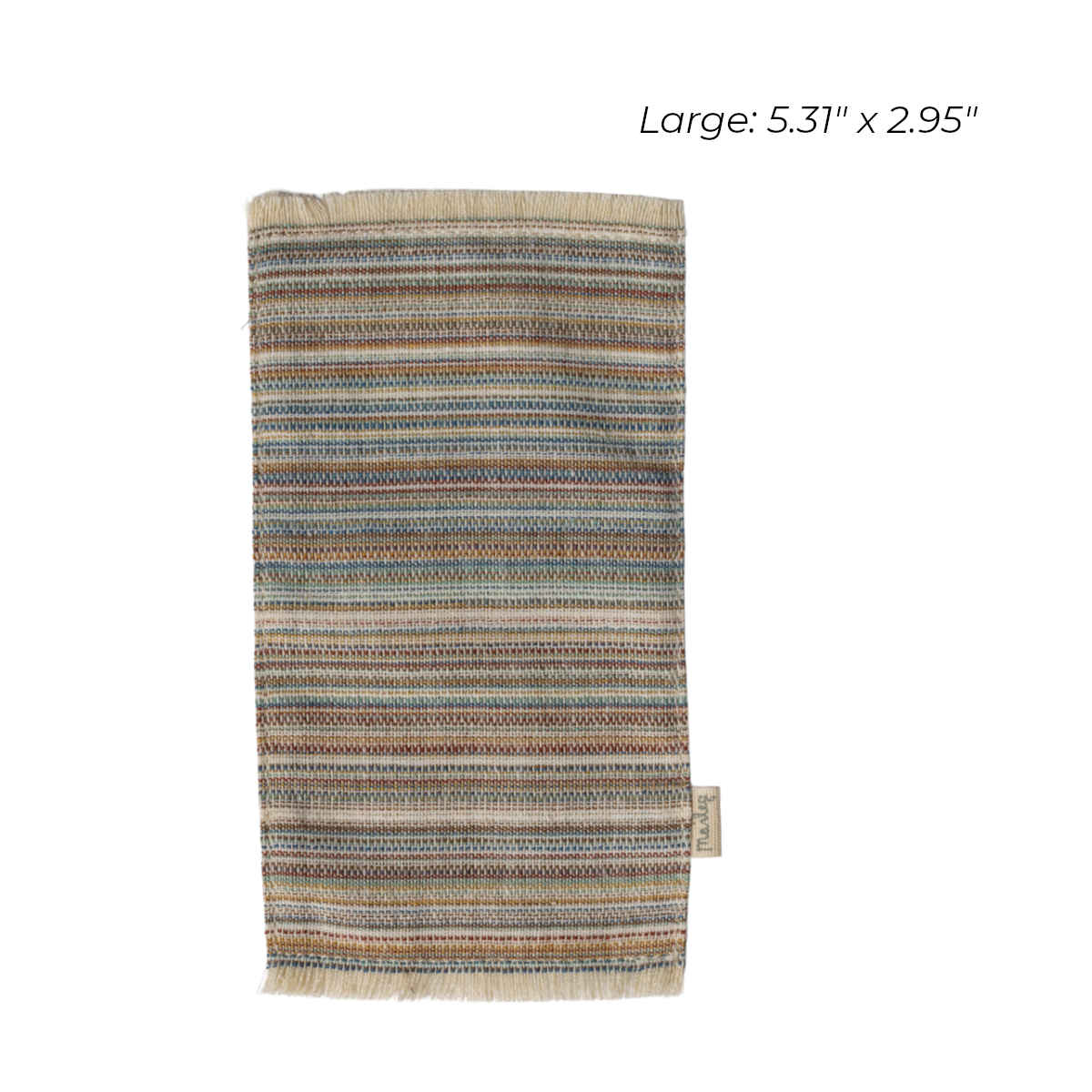 Maileg Dollhouse Rug, New Stripe