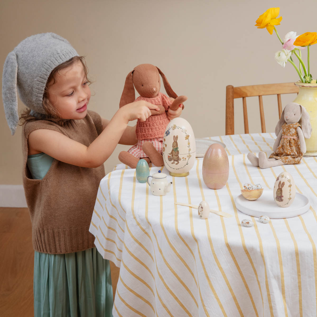 Maileg Size 3 Doll Clothes, Sweater and Skirt