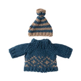 Maileg Knitted Sweater and Hat for Mom/Dad Mouse
