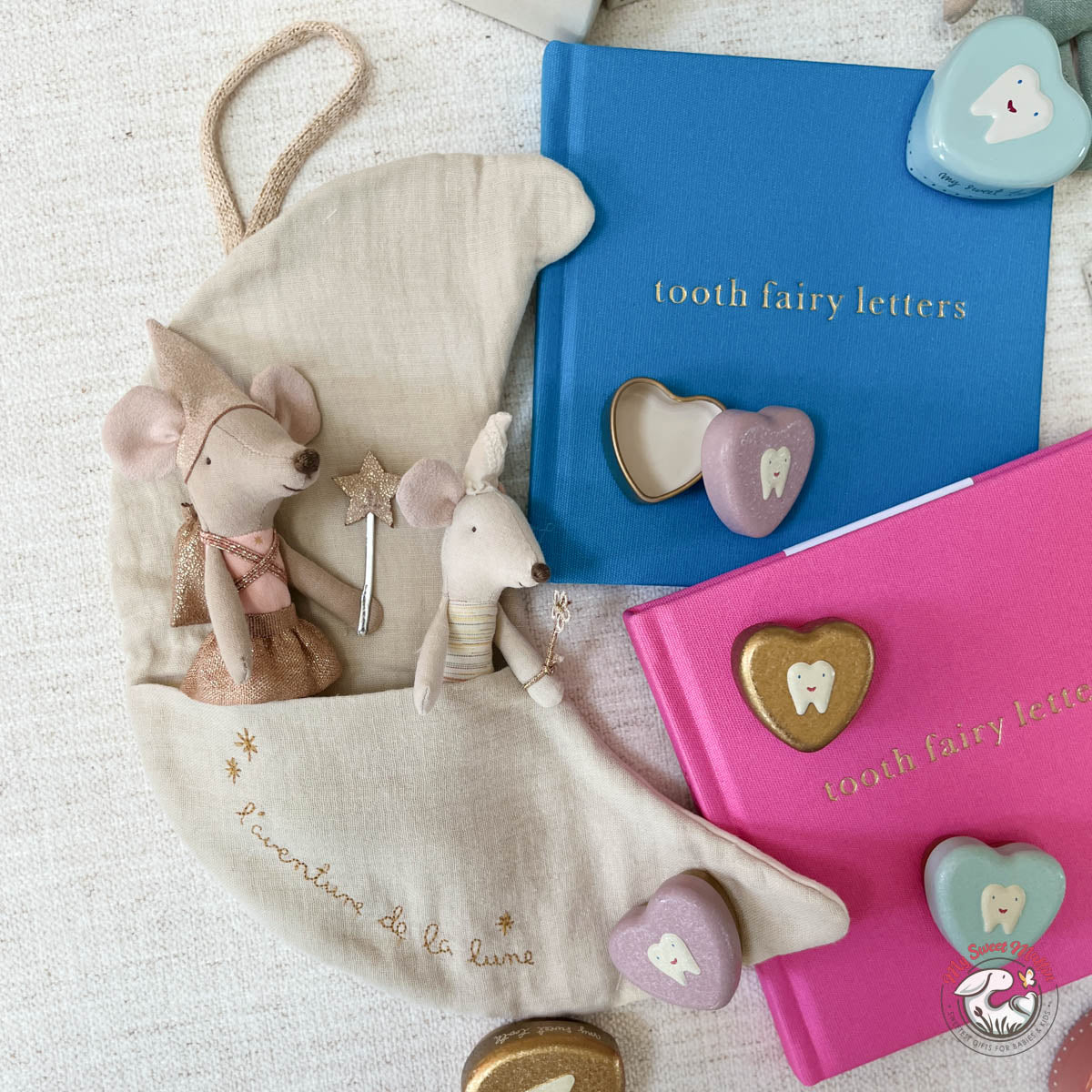 Maileg Tooth Fairy LITTLE Brother Mouse in Box