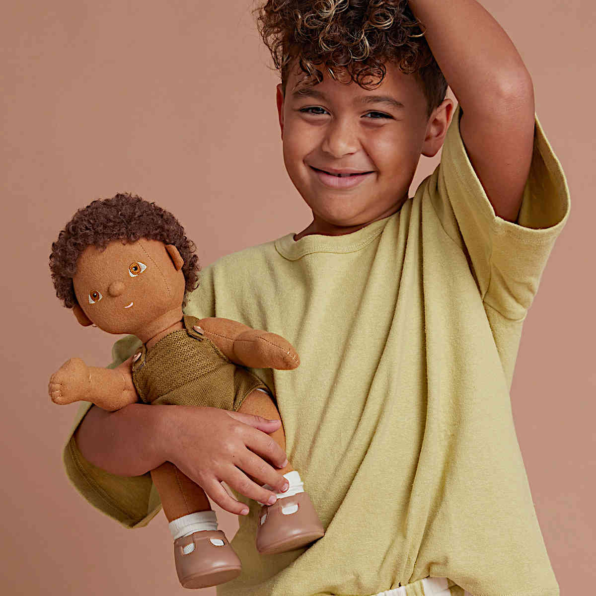 Olli Ella Dinkum Posable Dolls, Button