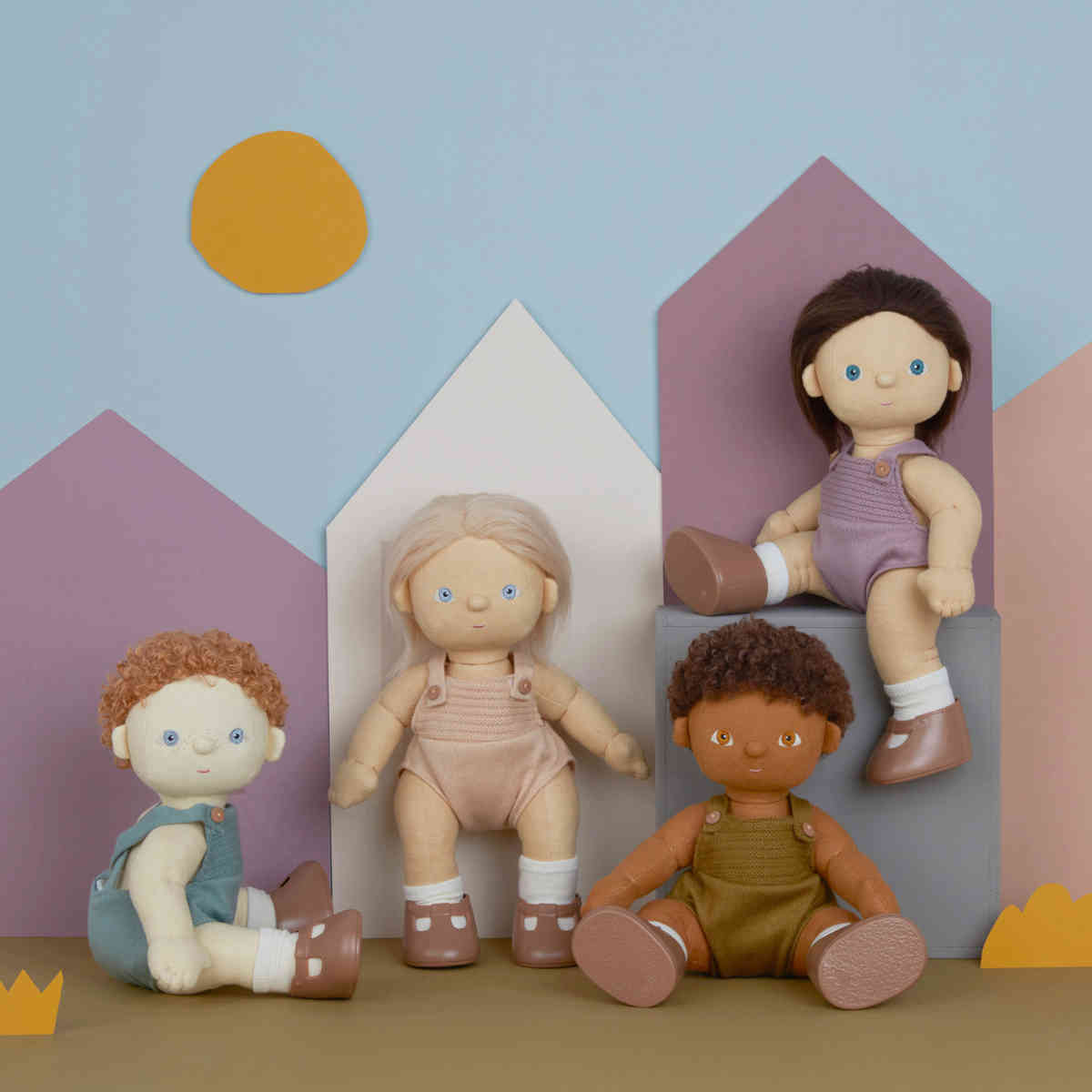 Olli Ella Dinkum Posable Dolls, Petal