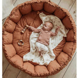 Play&Go 3 in 1 Bloom Organic Babymat, Tawny Brown