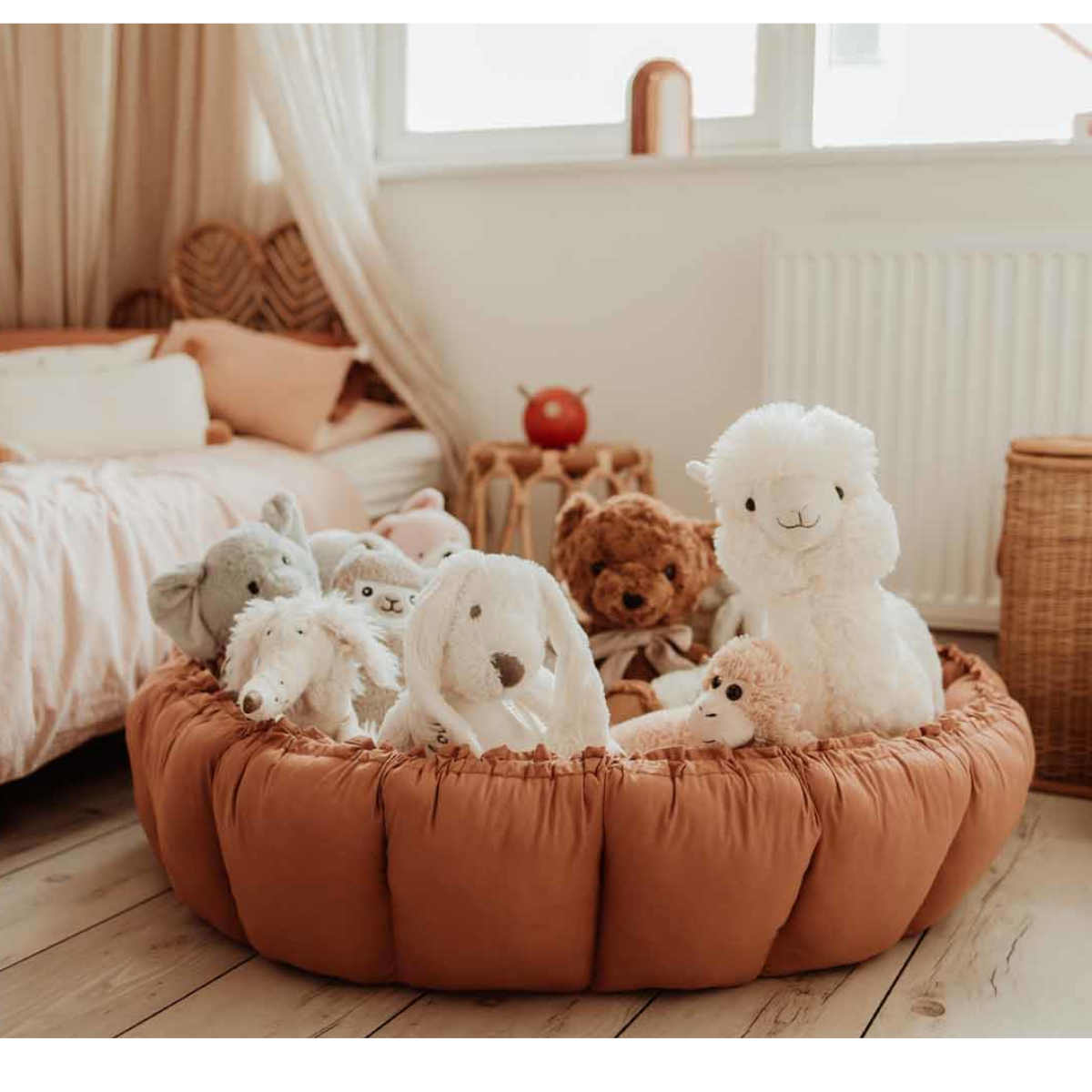 Play&Go 3 in 1 Bloom Organic Babymat, Tawny Brown