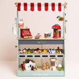 Wooden Play Food Crate, Fishes