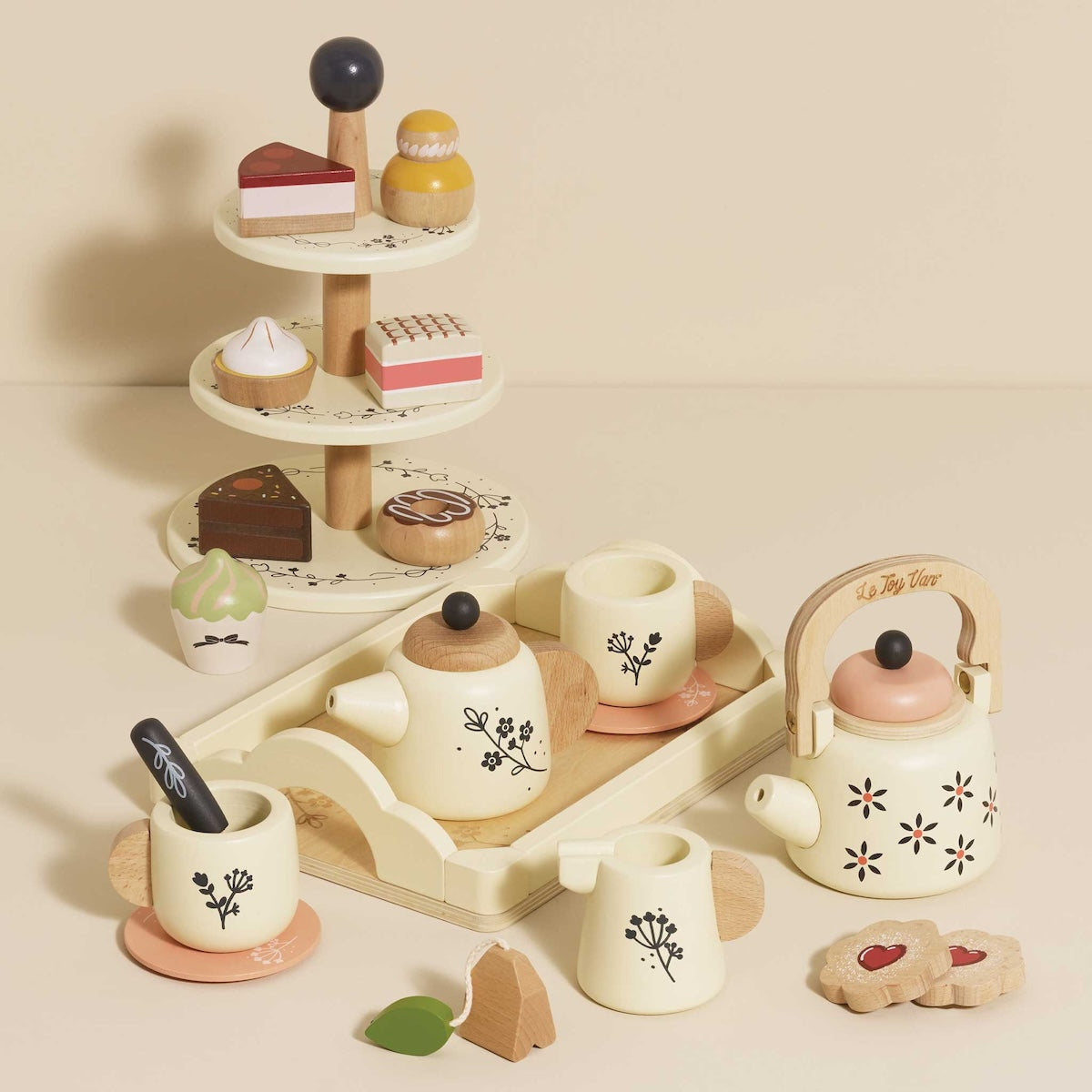 Le Toy Van Wooden Tea Set & Tray