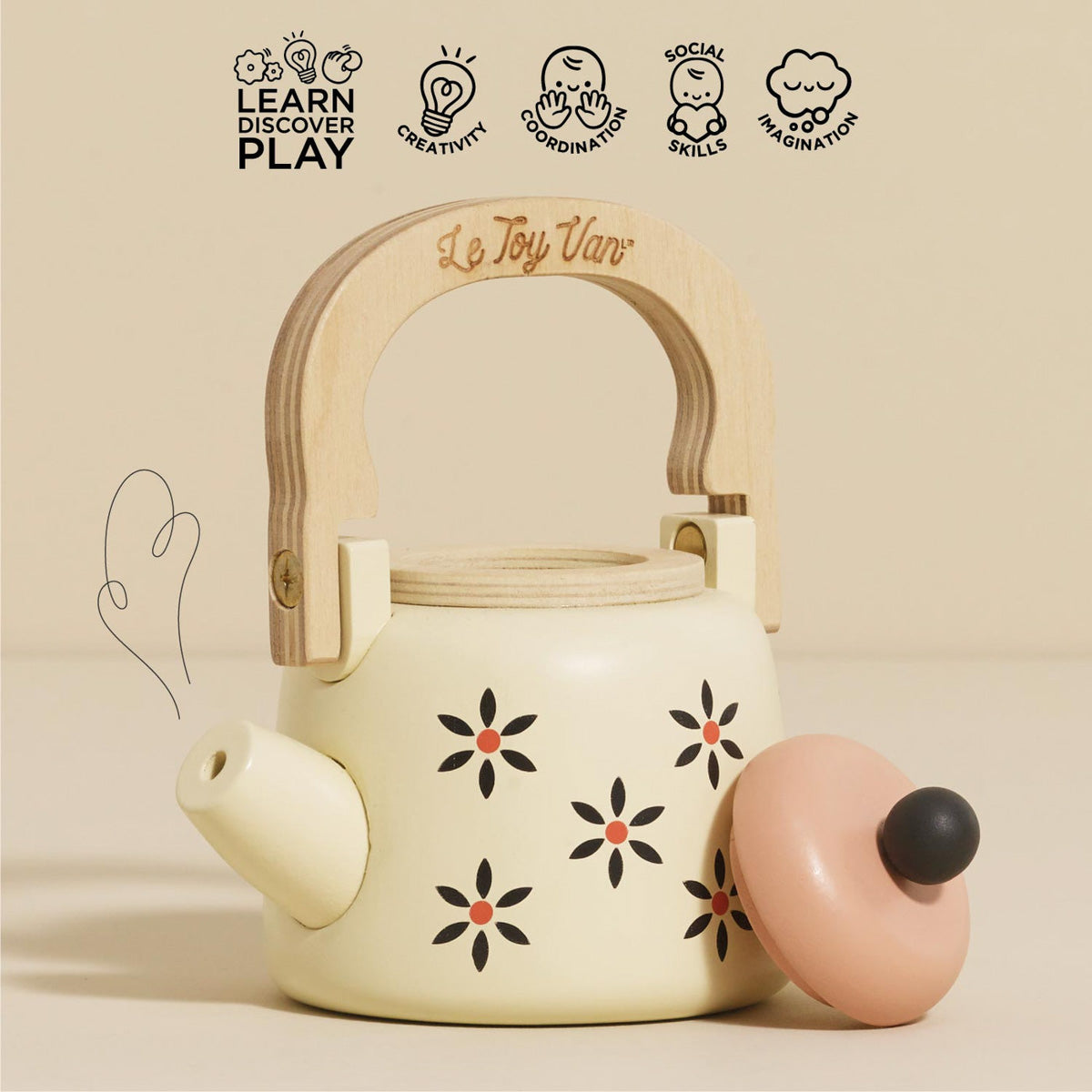 Le Toy Van Vintage Toy Kettle