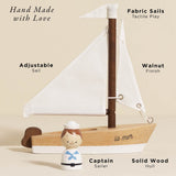 Le Toy Van Wooden Sailing Boat & Captain
