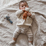 Patti Oslo Organic Crochet Doll, Timmi Teddy, Terracotta