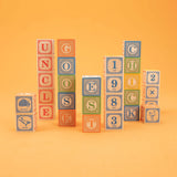 Uncle Goose Classic ABC Blocks with Wagon