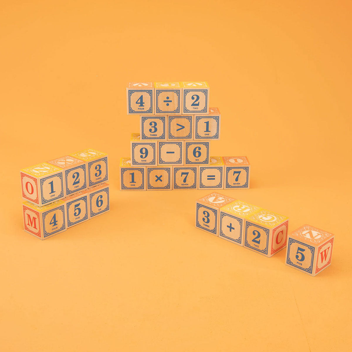 Uncle Goose Classic ABC Blocks with Wagon