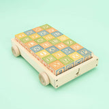 Uncle Goose Classic ABC Blocks with Wagon