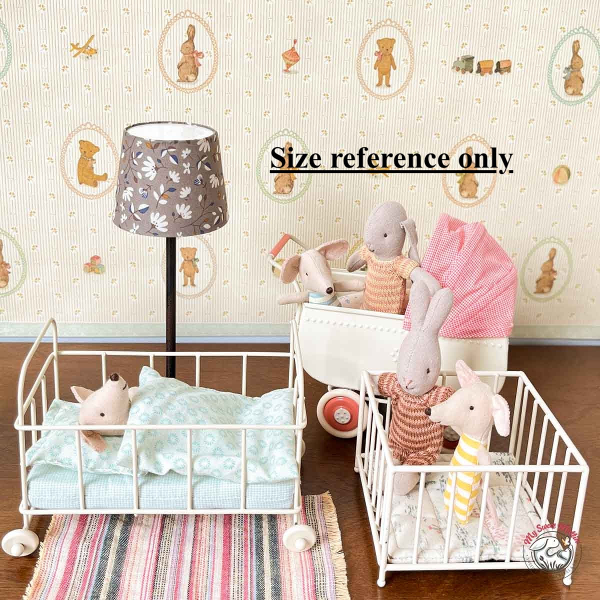 Maileg Doll Playpen, Rose, Mouse size