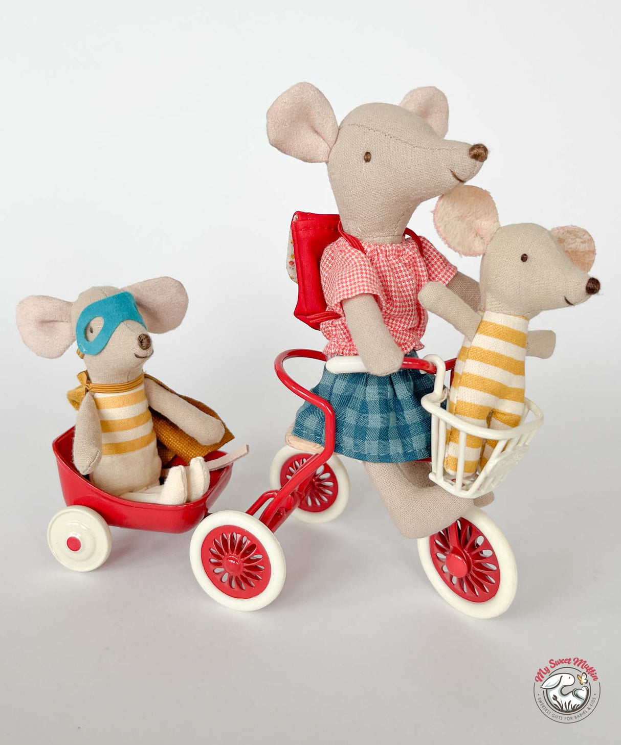 Maileg Tricycle Basket for Mouse