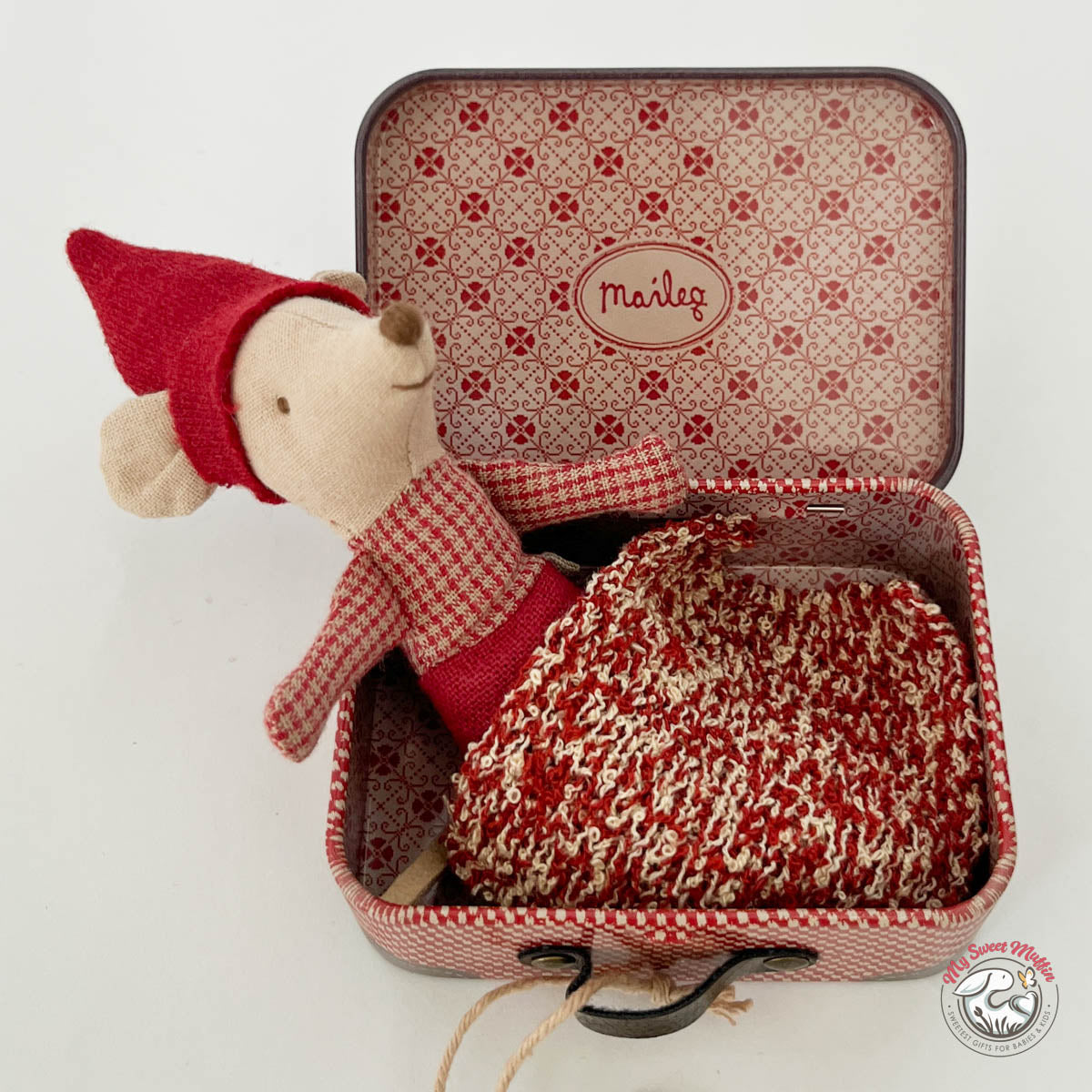 Maileg Little Pixy Christmas Mouse in Suitcase – My Sweet Muffin