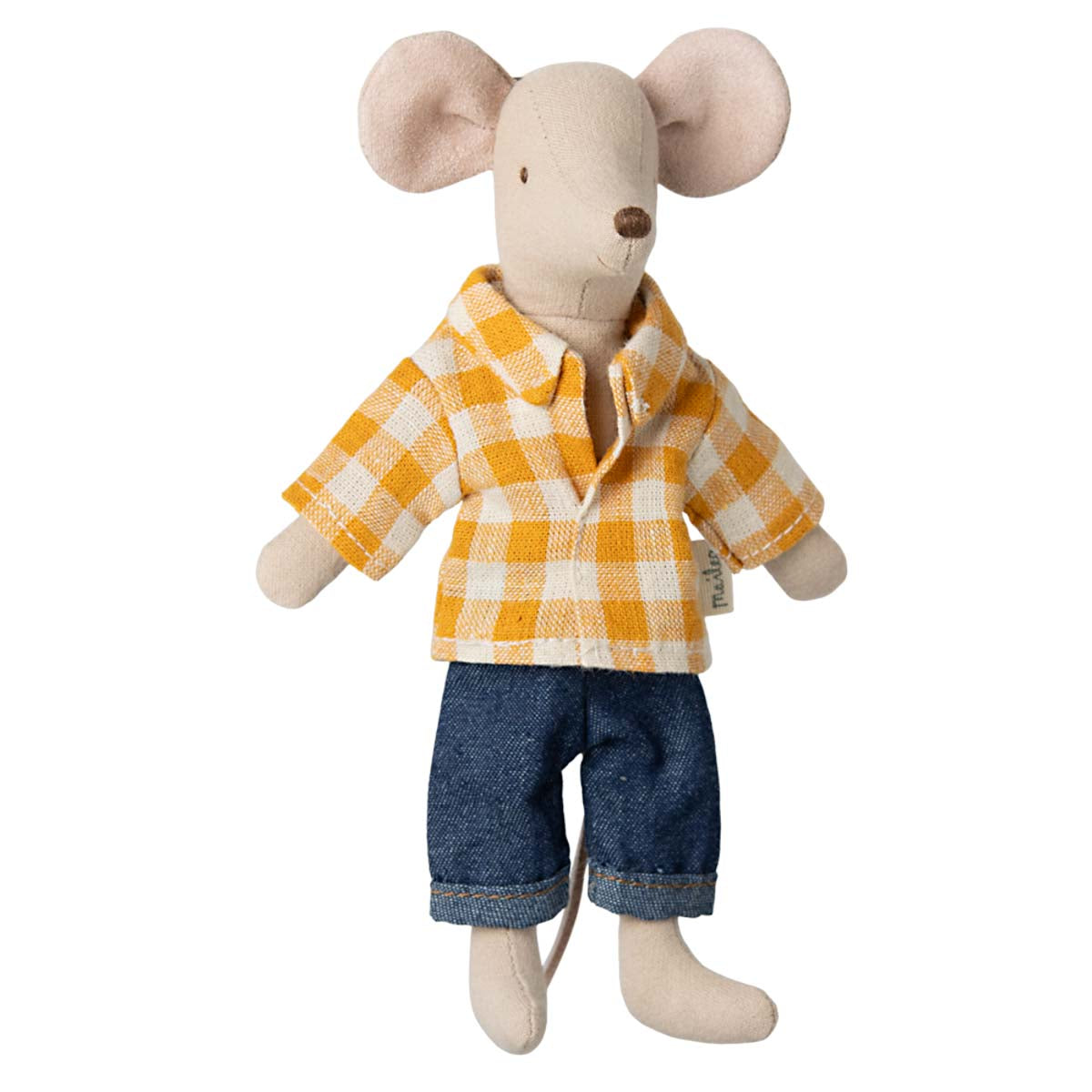Maileg Mom/Dad Mouse Clothes, Yellow Shirt and Pants