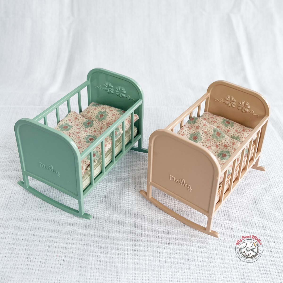 Maileg Metal Cradle for Baby Mouse, Right Rose – My Sweet Muffin