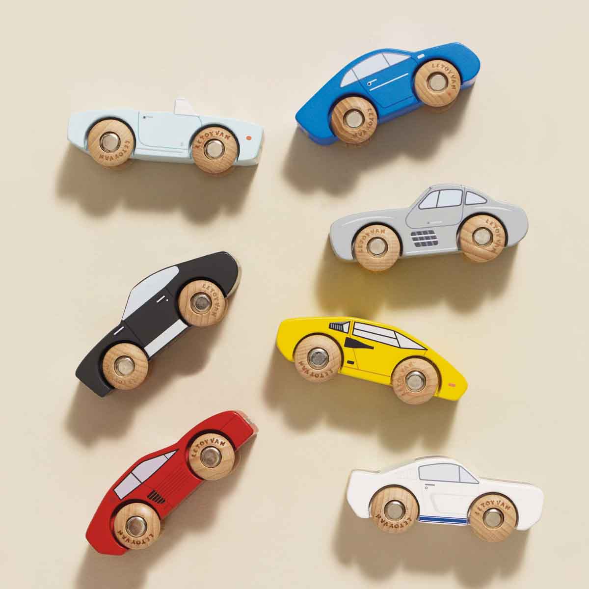 Le Toy Van Wooden Sports Cars (7pcs) – My Sweet Muffin