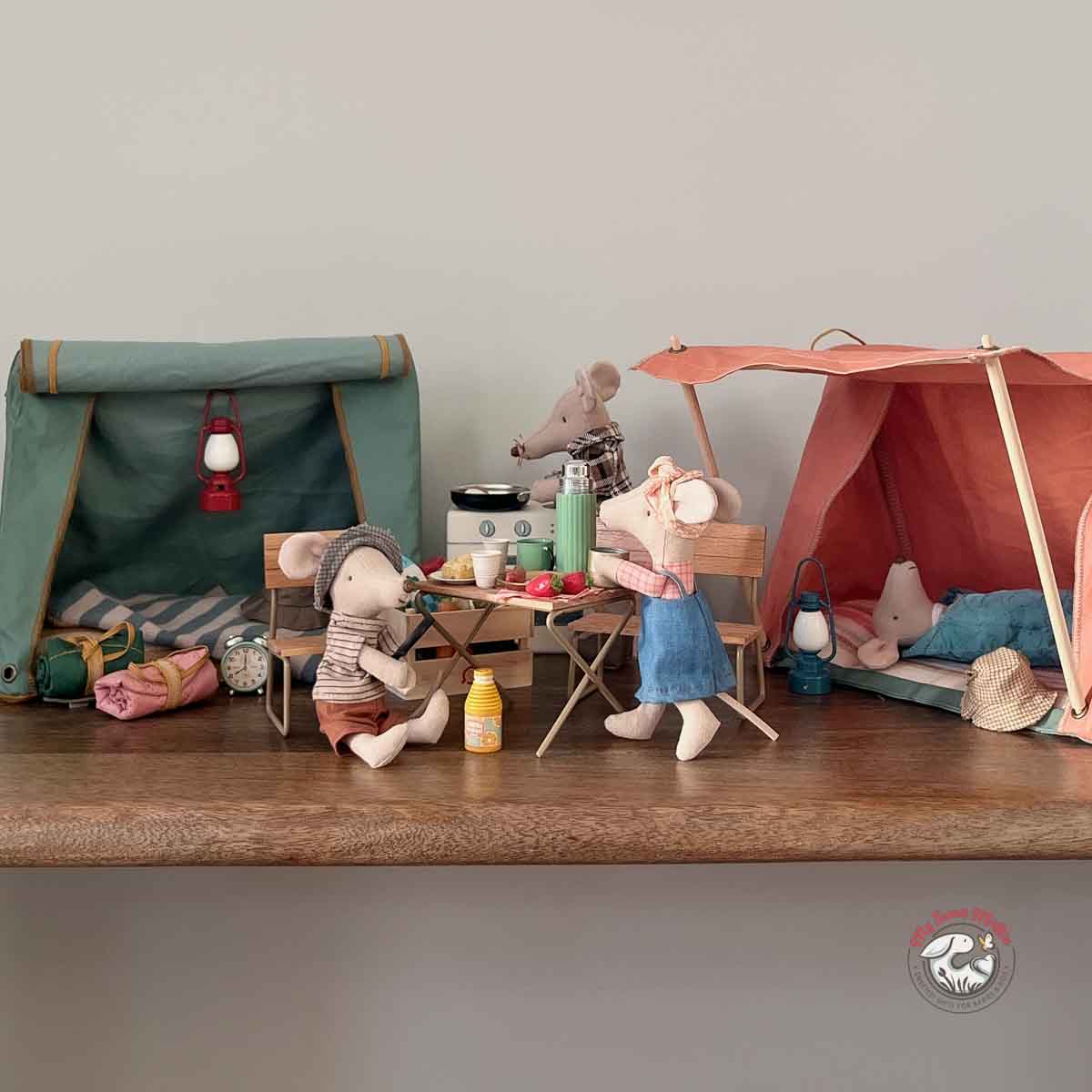 Maileg Big Sister Hiking Mouse with Sleeping Bag – My Sweet Muffin