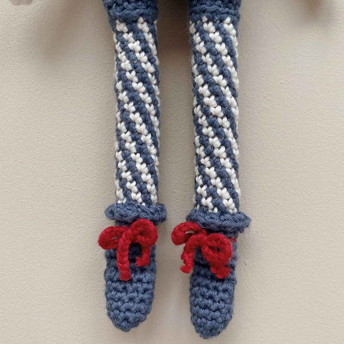 Patti Oslo Organic Crochet Doll, Britney Bunny Cherry Blossom