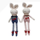 Patti Oslo Organic Crochet Doll, Britney Bunny Cherry Blossom