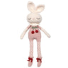 Patti Oslo Organic Crochet Doll, Britney Bunny Cherry Blossom