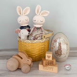 Wooden Story Happy, Love 3pcs Wooden Block Set