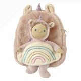 Olli Ella Unicorn Backpack with Dinky Dinkum Doll