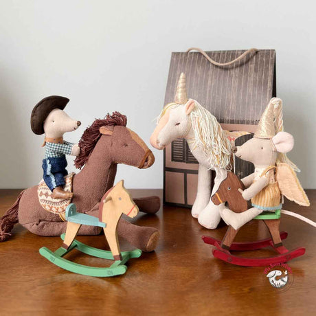 Maileg Fairy Clothes in Suitcase for Little Sister Mouse