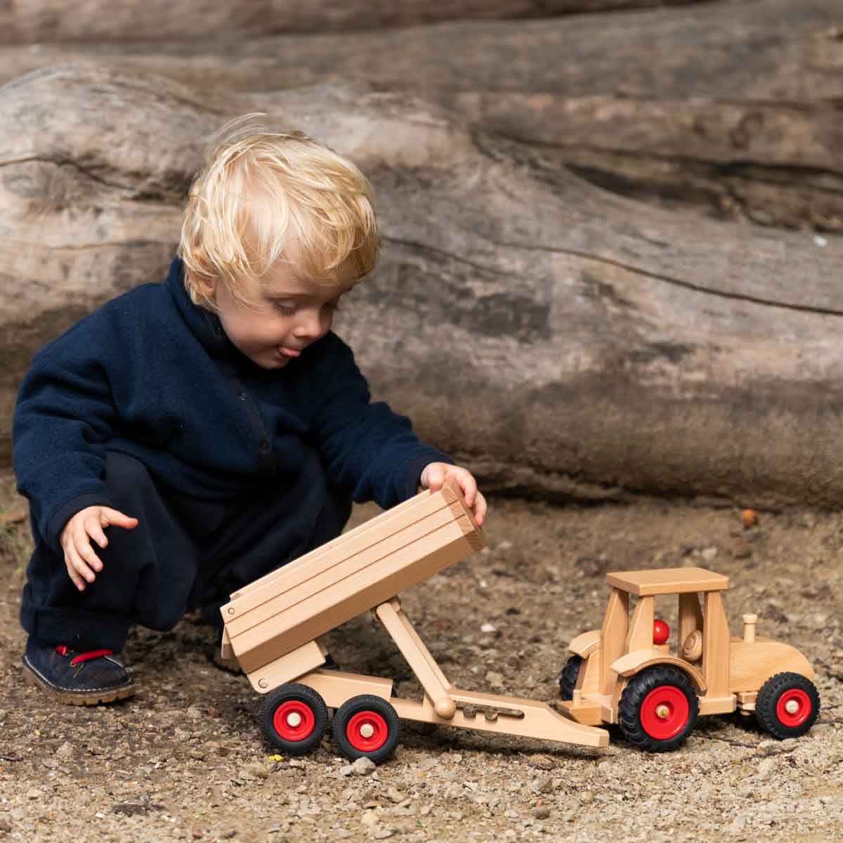 Fagus Wooden Tractor – My Sweet Muffin