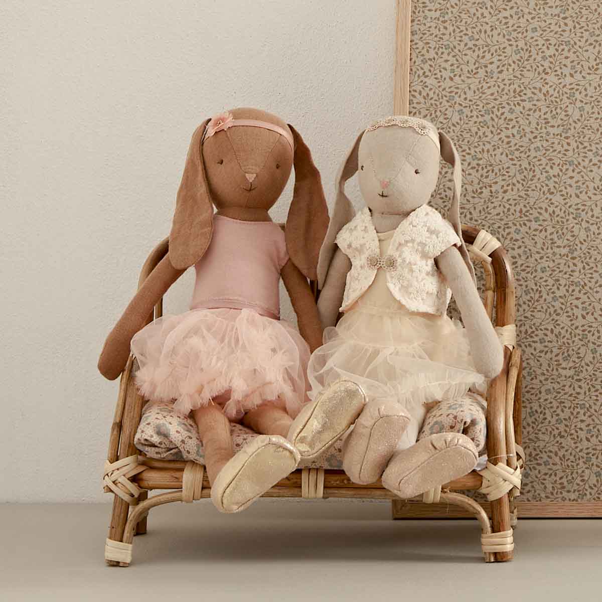 Maileg Size 3 Doll Clothes, Ballet Suit & Skirt, Rose