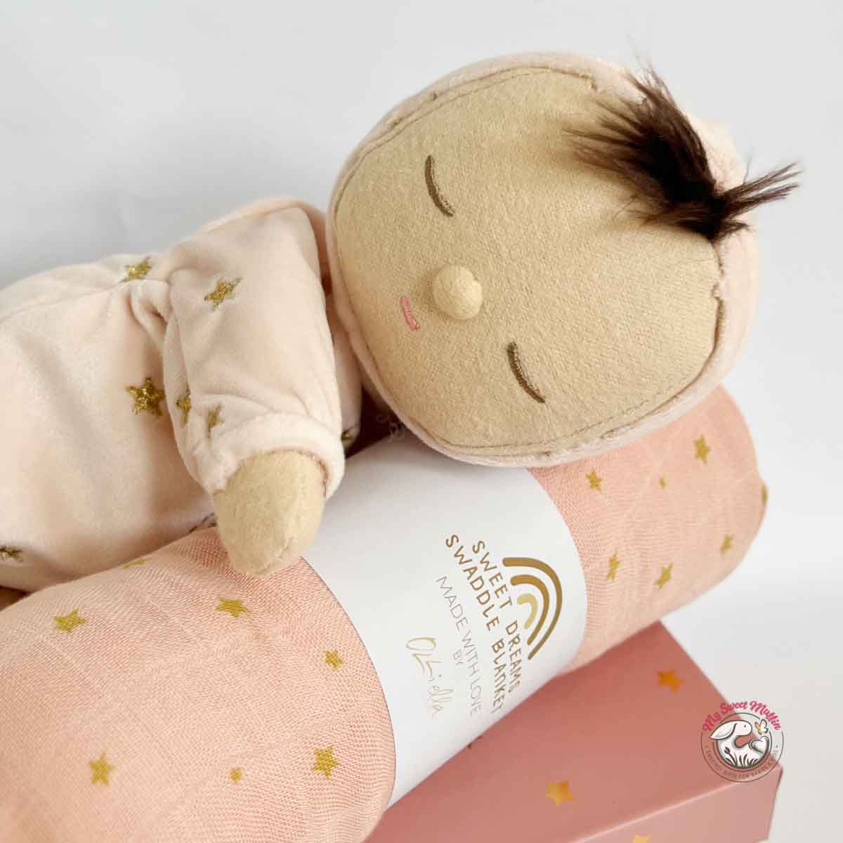 Olli Ella Lullaby Dozy Dinkum Gift Set, Luna Pink
