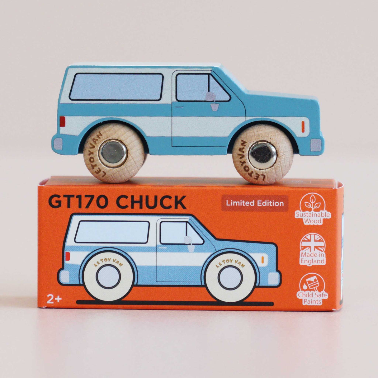Wooden Matchbox Car, No. 31 GT170 Chuck