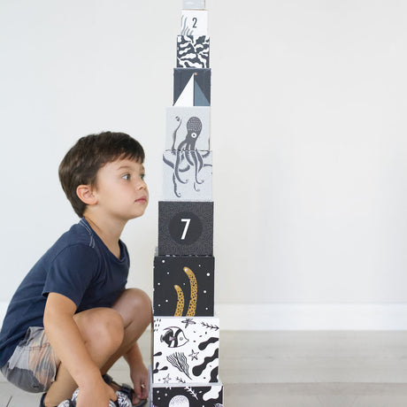 Wee Gallery Nesting Blocks, Ocean Animals